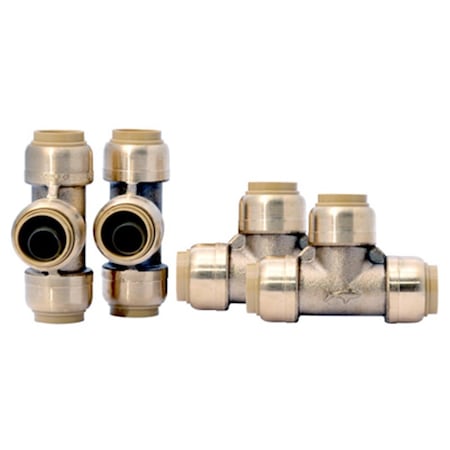 Sharkbite 0.5 in.  Tee, 4PK 244814